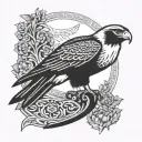 falcon Sikhism standing tall only falcon in tattoo only the falcon in the tattoo tattoo design idea