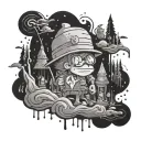 gravity falls tattoo design idea