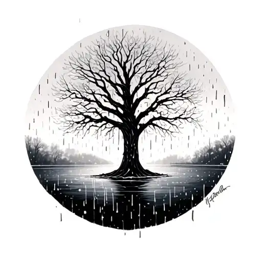 nothing lasts forever, even cold november rain tattoo design idea