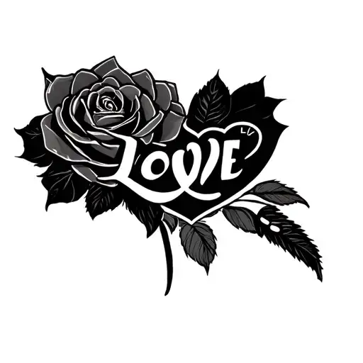 Fati Love tattoo design idea