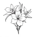 oleander tattoo design idea