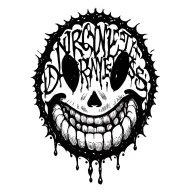 "In complete darkness" "In complete darkness" smiley tattoo design idea