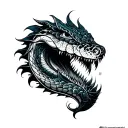 Leviathan tattoo design idea