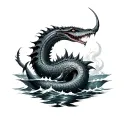 Leviathan tattoo design idea