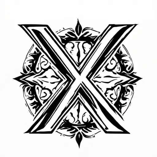 Xo logo tattoo design idea