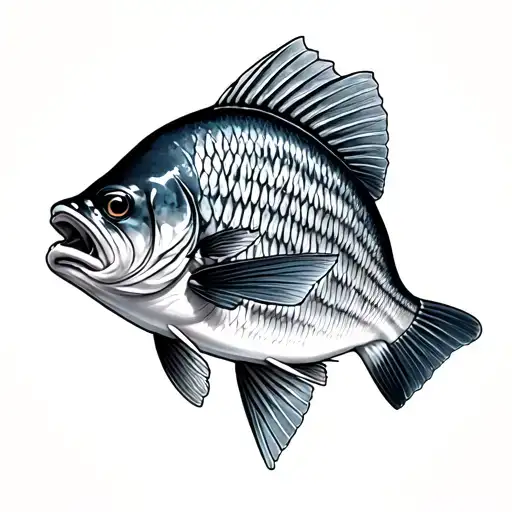 Striped Bass tattoo design idea