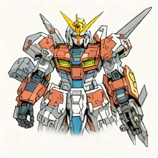 Gundam tattoo design idea