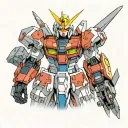 Gundam tattoo design idea