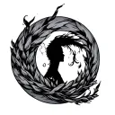 Do Not Go Gentle Into That Good Night tattoo design idea