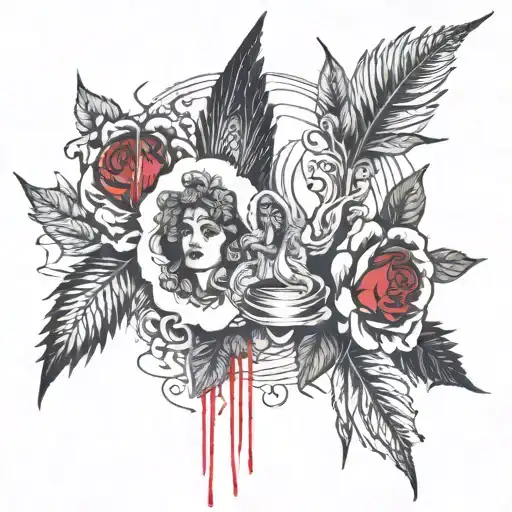 the high priestess tarot tattoo design idea