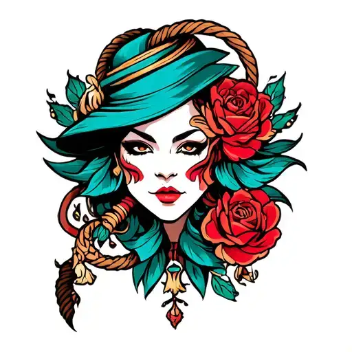  whip tattoo design idea