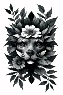 nature, Ogun and strength tattoo design idea