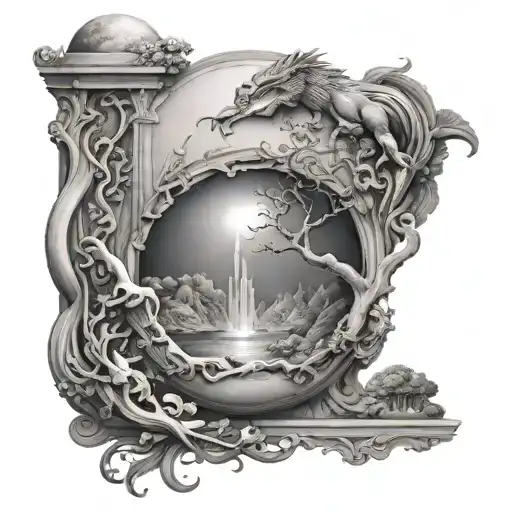 genesis chapter 1 the creation tattoo design idea
