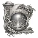 genesis chapter 1 the creation tattoo design idea