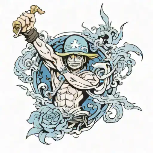right arm sleeve tattoo featuring Kaidos right arm in hybrid form from one piece tattoo design idea