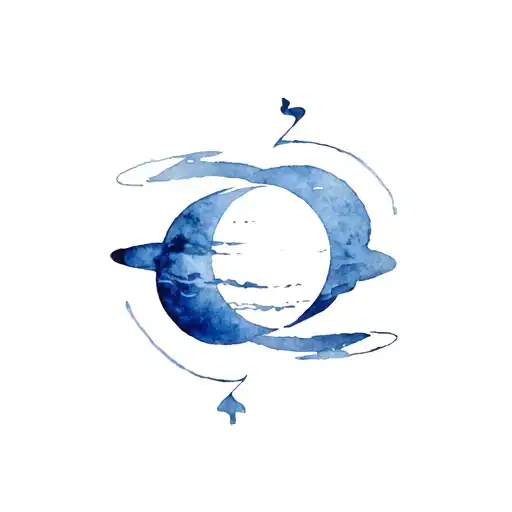 jupiter glyphs symbol tattoo design idea