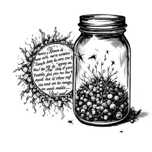 Alice In Chains nutshell lyrics or jar of flies tattoo design idea