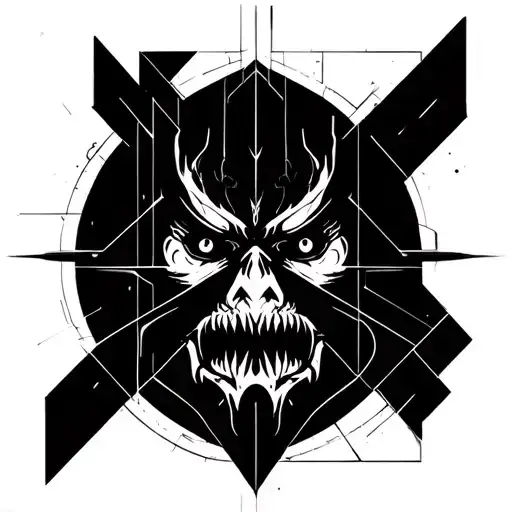 anger issues tattoo design idea