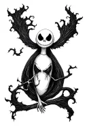 nightmare before Christmas tattoo design idea