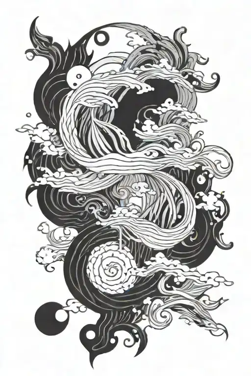 give your tears to the tides tattoo design idea