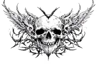 "Invictus" Chaos tattoo design idea