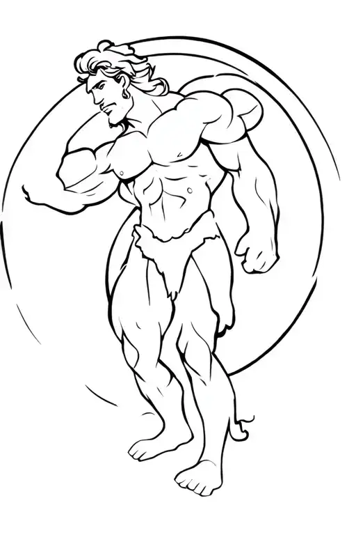 disney hercules tattoo design idea