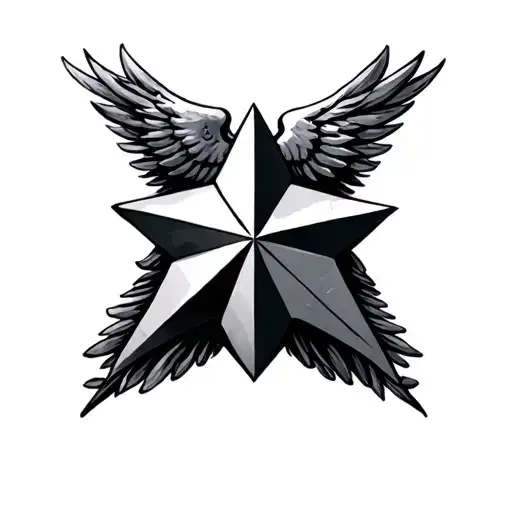 russian star tattoo design idea