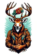 hunting tattoo design idea