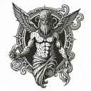 Yahweh god tattoo design idea