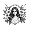 Proverbs 31 25 tattoo design idea