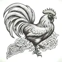 Alice In Chains Rooster tattoo design idea