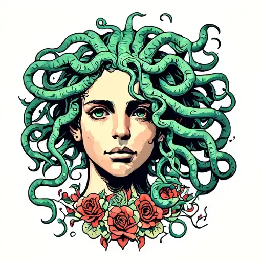 medusa head tattoo tattoo design idea