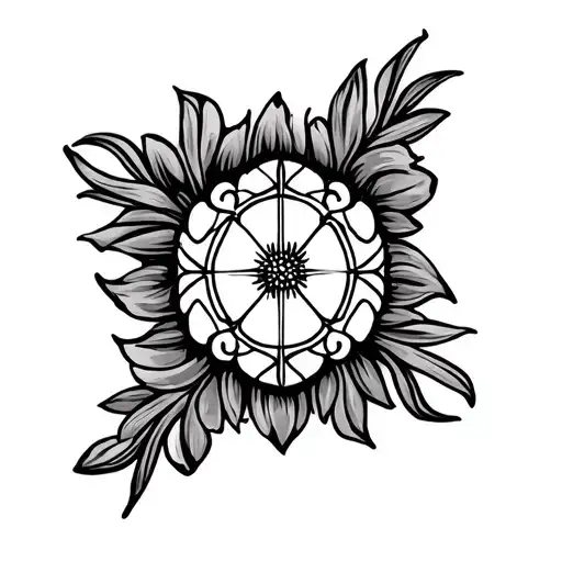 Portuguese Tile tattoo design idea