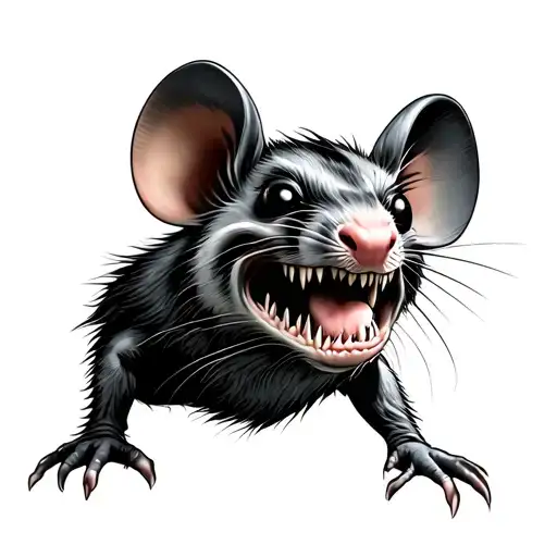 Rat Fink tattoo design idea