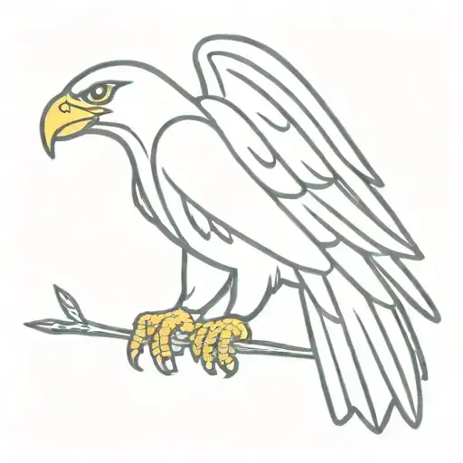Fallschirmjäger Adler tattoo design idea