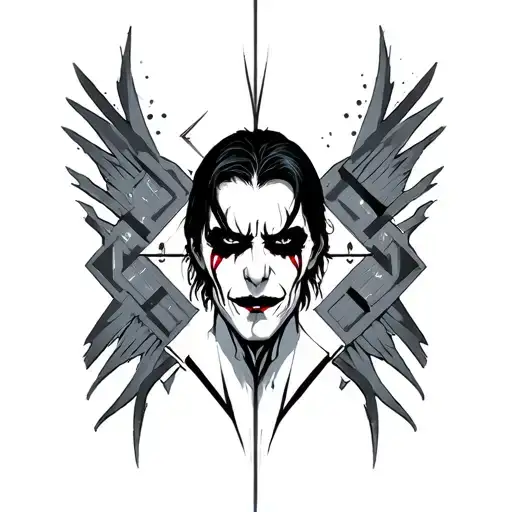 Chris motionless cyberhex tattoo design idea