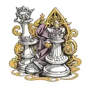 King chess piece from code geass tattoo design idea