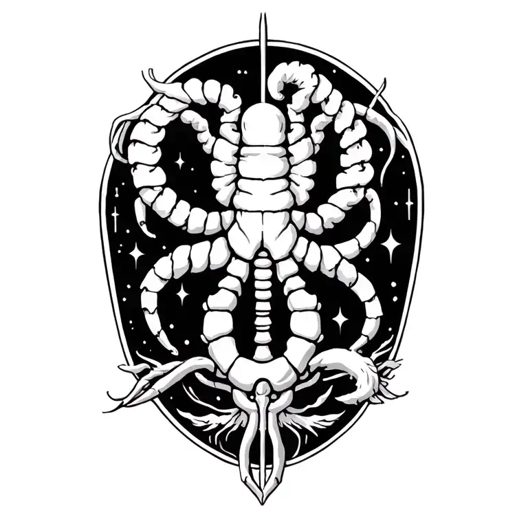 Gemini Cancer Aquarius symbol incorporated tattoo design idea