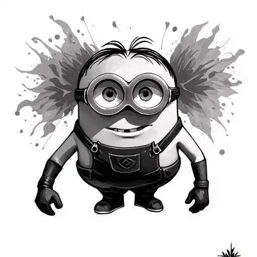 minion tattoo design idea