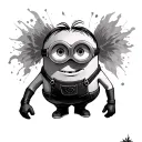 minion tattoo design idea