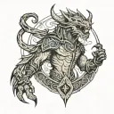 Svarog's square tattoo design idea