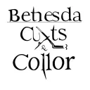 "Bethesda Cuts and Color" scissors cutting tattoo design idea