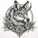 hirsch tattoo design idea