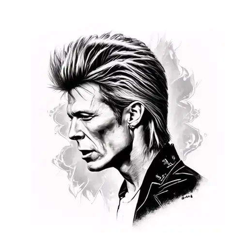 David Bowie tattoo design idea