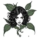 Poison Ivy tattoo design idea