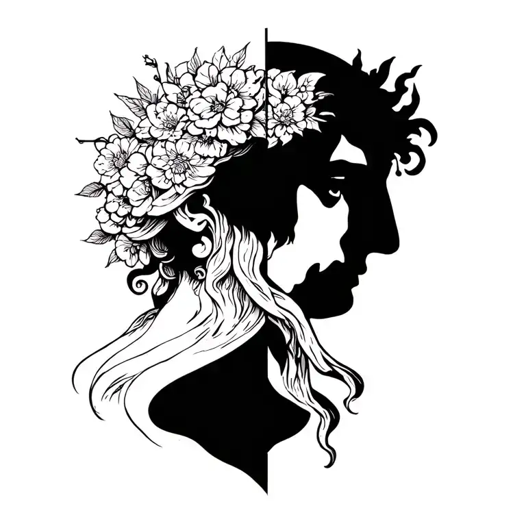 4 Stoic Virtues Wisdom Temperance Justice Courage tattoo design idea