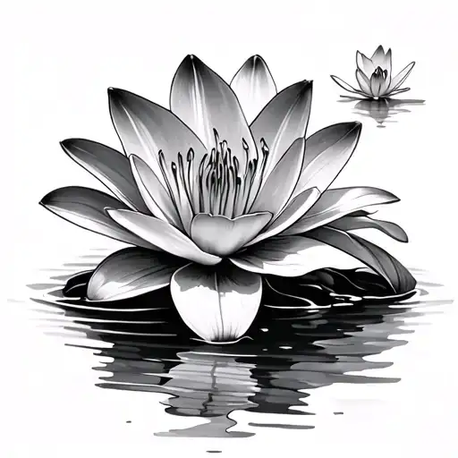 Lily Pad tattoo design idea