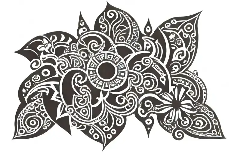 Hawaiian Tribal tattoo tattoo design idea