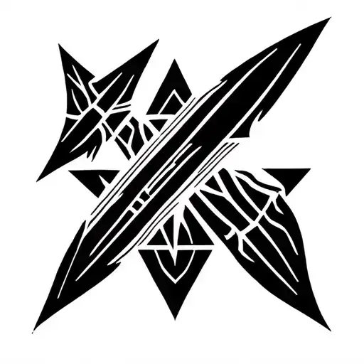 1.	Spearheads (niho mano) – Representing courage and warrior strength, these sharp triangular patterns are common in Sam tattoo design idea