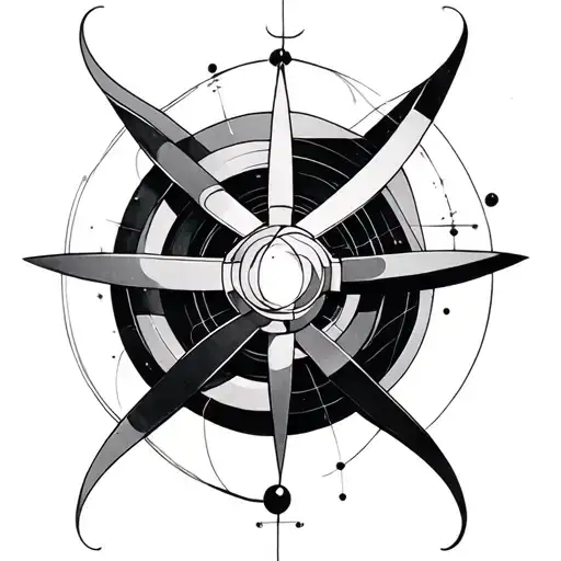 Quantum Entanglement tattoo design idea